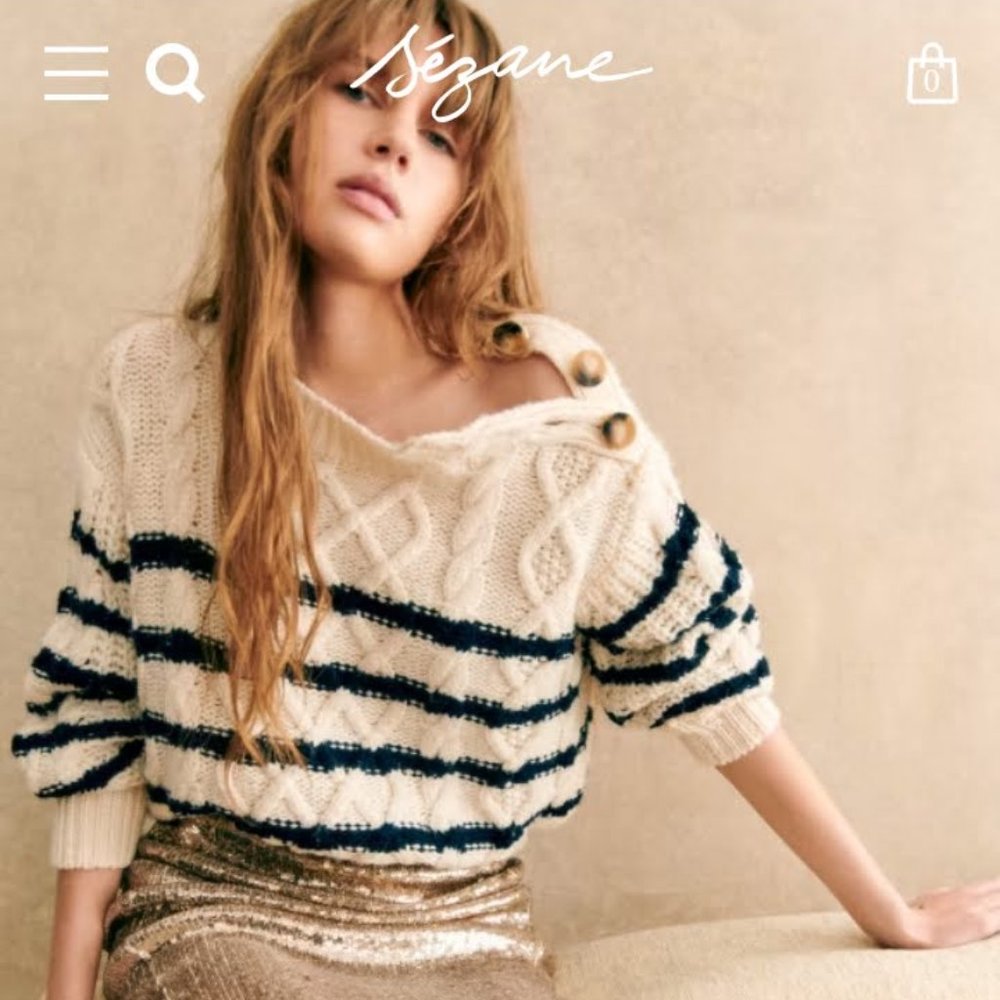 Sezane James Sweater, size Extra Small